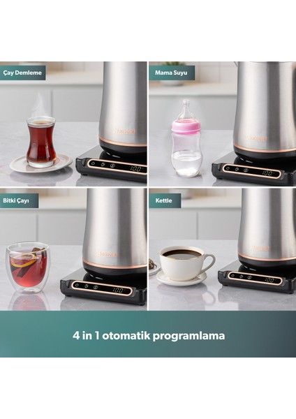 Teabot 1785H Otomatik Çay Makinesi Bakır modelleri