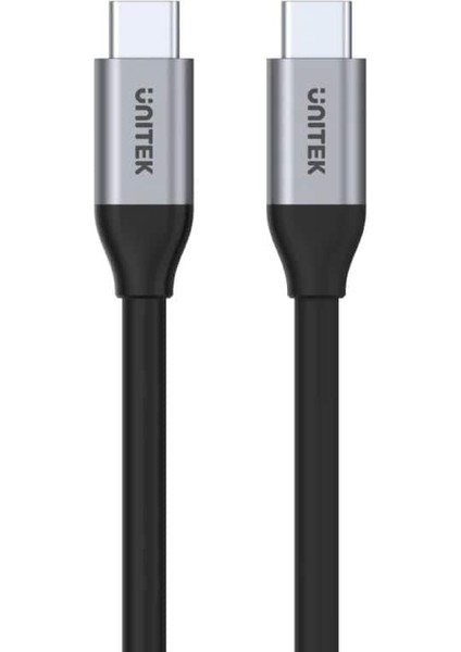 Unıtek Usb-C 3.2 Kablo 1mt 10GBPS, 100W Pd, 4K&60Hz (C14082ABK)