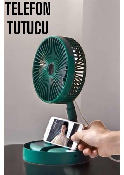 Mini Fan Soğutucu Telefon Tutucu Vantilatör - CHT3961-1640