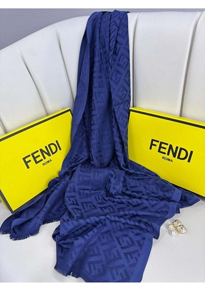 F Desen Tam Set Kutulu Ithal Kaşmir Ipek Şal