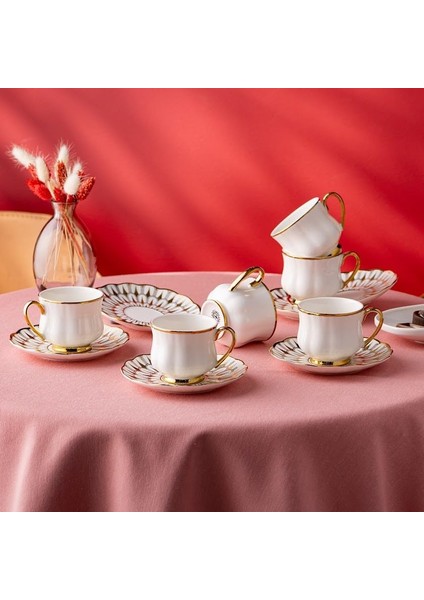 Rumeli 6 Kişilik Kahve Fincan Takımı
