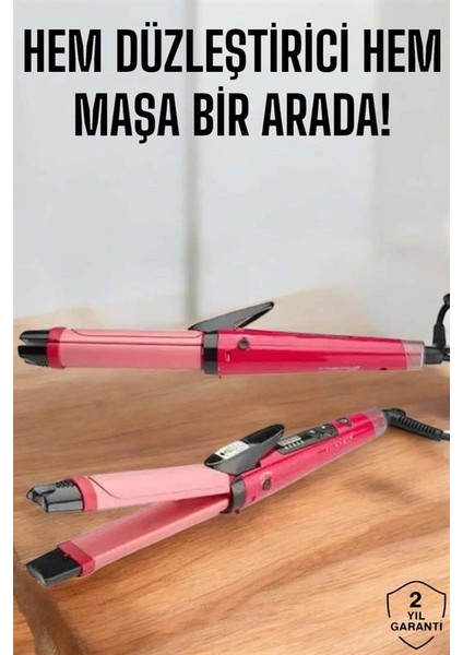 Hem Düzleştirici Hem Maşa Saç Şekillendirici - CHT6147-4022 fiyatları