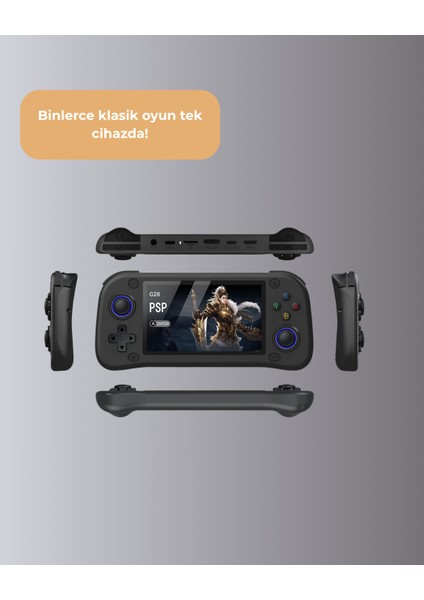 Taşınabilir El Tipi Oyun Konsolu Çoklu Emülatör Destekli 64GB - ?46?29E7-2G2546 fırsatları