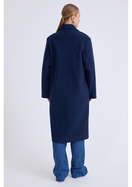 Düğmeli Uzun Kaşe Kaban indirimleri