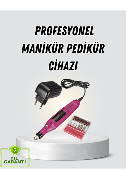 Profesyonel Tırnak Manikür Aleti – Şarjlı Ayarlanabilir Hız Düşük Titreşi - ?01?58E5-8G4