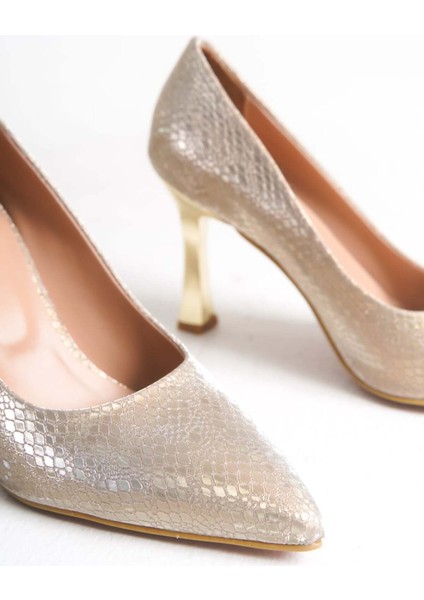 Petry Altın Pırıltılı Kadın Topuklu Ayakkabı fiyatları