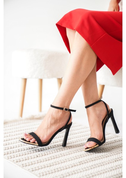 Zerby Gold Detaylı Kadın Topuklu Ayakkabı fiyatları