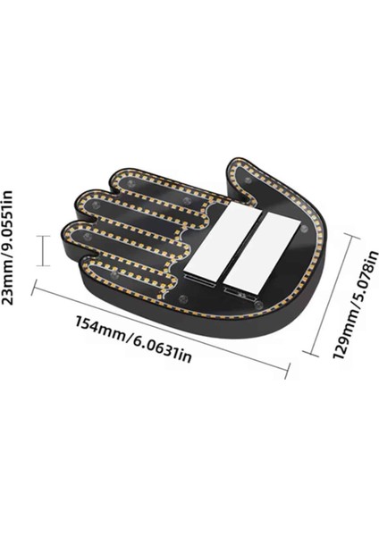 LED Işık El Işareti Araç Camı Için Uzaktan Kumandalı - ?42?06E8-7G6042 modelleri