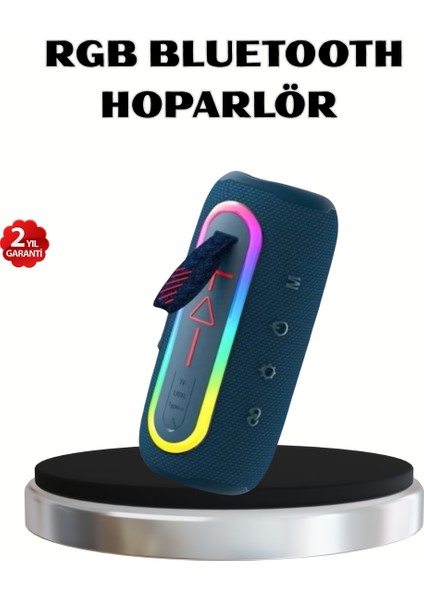 Mini Mavi Bluetooth Hoparlör Şık Görünüm ve Taşınabilir Güçlü Ses - ?96?27E5-9G9096