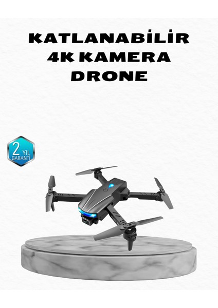 4K Kamera Özellikli Katlanabilir Drone Wi-Fi ve Yükseklik Sabitlemeli - ?54?76E6-0G5354