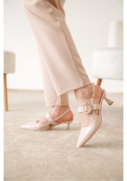 Ibiza Lüx Toka Detaylı Kadın Topuklu Ayakkabı modelleri