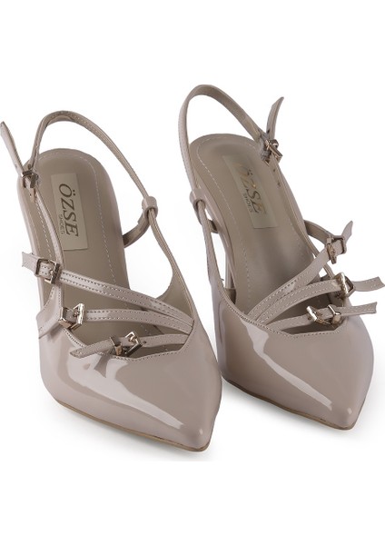 Tenerife Rugan Tokalı Topuklu Ayakkabı