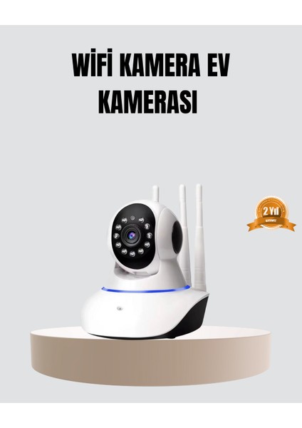 Hd Ip Kamera – Gece Görüşlü Hareket Sensörlü Mobil Takip ve Çift Yönlü Se - ?89?99E0-0G6