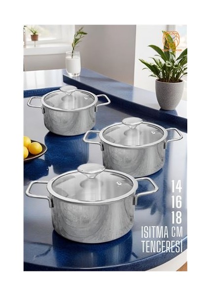 Hsnet Tencere Seti P.çelik 6 Parça - ?91?97E9-9G5891