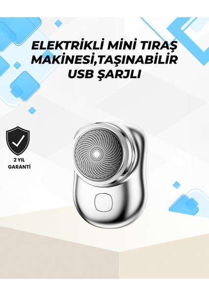 Islak-Kuru Kullanımlı Suya Dayanıklı Mini Tıraş Cihazı - ?06?57E6-5G7506