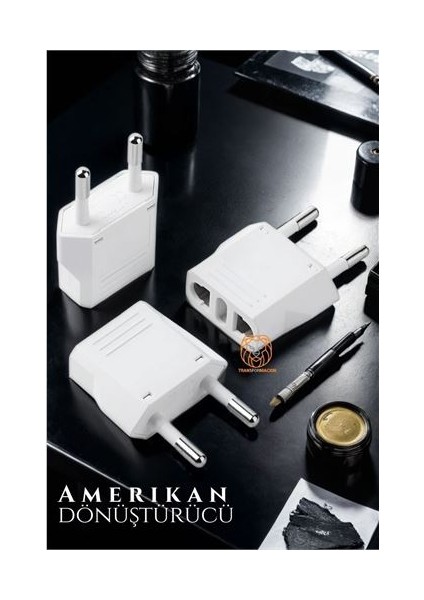 Hsnet Amerikan Fişi Dönüştürücü Priz Adaptörü - ?90?20E4-4G5790
