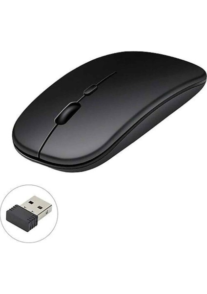 Kablosuz Mouse Fare Şarjlı Bluetooth Wireless Çift Modlu Sessiz - ?75?77E5-5G7475 fiyatları