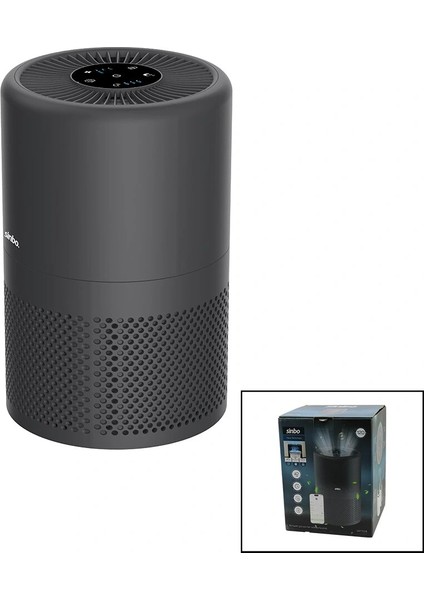 Hava Temizleme Cihazı 3 Kademe Filtreleme Otomatik Fan Uv Aydınlatma Sessiz Uyku Mod Wifi Uzaktan Kontrol SAP-5508 (5047)