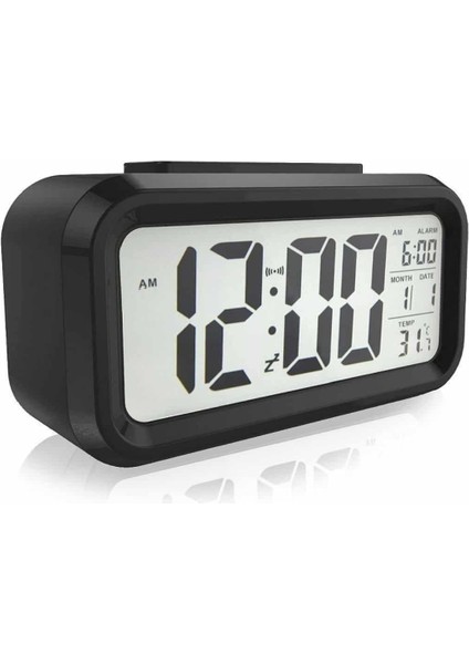 Dijital Masa Saati Takvim Çalar Saat Alarmlı Işıklı LED Ekran Pilli - ?03?88E0-0G6203 modelleri