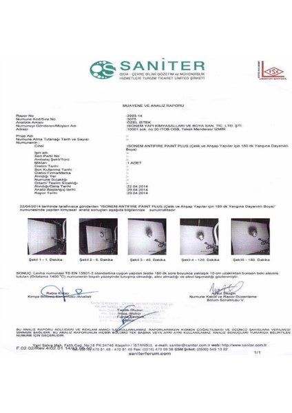 Isonem Antifire Paint Plus 120 Dk Yangına Dayanıklı Boya 5 kg Beyaz fiyatları