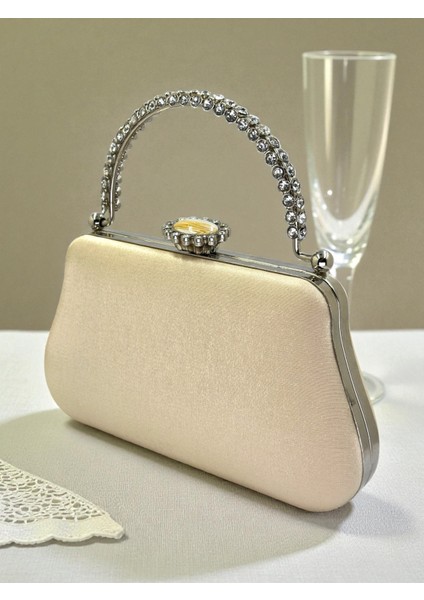 Renk Simli Saten Kristal Taşlı Saplı Kadın Abiye Çanta Düğün Nişan Mezuniyet fiyatları