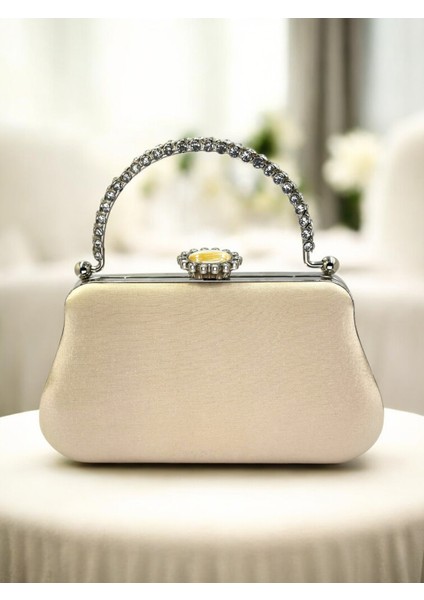 Renk Simli Saten Kristal Taşlı Saplı Kadın Abiye Çanta Düğün Nişan Mezuniyet modelleri