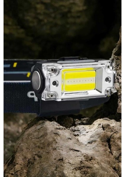 Şarjlı Kafa Feneri Suya Dayanıklı Ayarlanabilir Kamp Feneri - ?90?70E9-4G5790