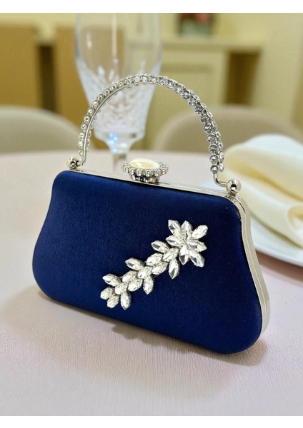 Renk Simli Saten Kristal Taşlı Saplı Kadın Abiye Çanta Düğün Nişan Mezuniyet fiyatları