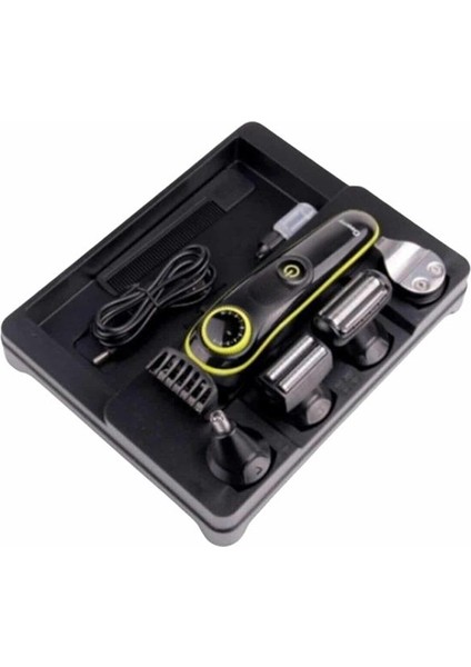 5 Başlıklı Şarjlı Tıraş Makinesi Kablosuz Saç Sakal Burun Tıraşına Uygun - ?48?32E2-1G60 fırsatları