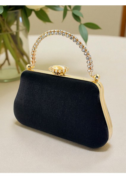 Renk Simli Saten Kristal Taşlı Saplı Kadın Abiye Çanta Düğün Nişan Mezuniyet fiyatları