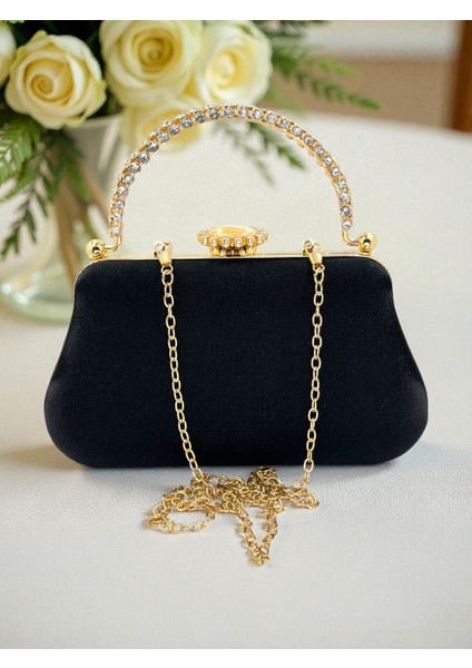 Renk Simli Saten Kristal Taşlı Saplı Kadın Abiye Çanta Düğün Nişan Mezuniyet indirimleri