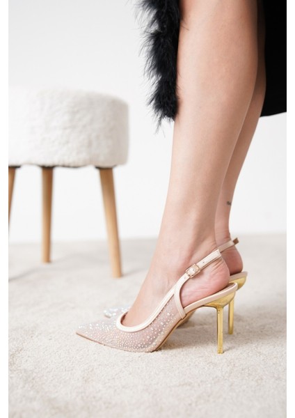 Twiny Taşlı Abiye Topuklu Ayakkabı fiyatları