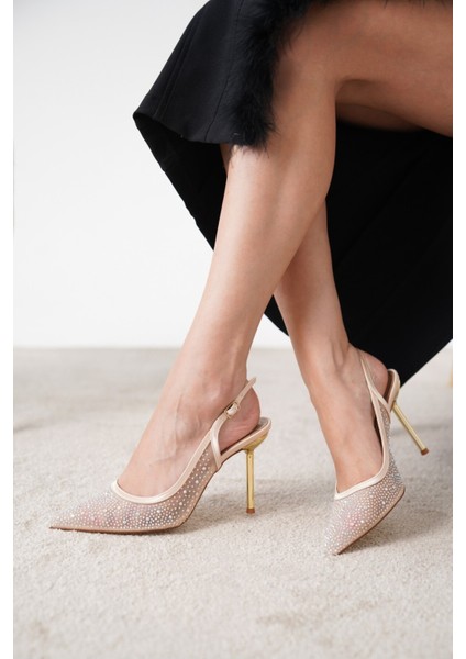 Twiny Taşlı Abiye Topuklu Ayakkabı fırsatları