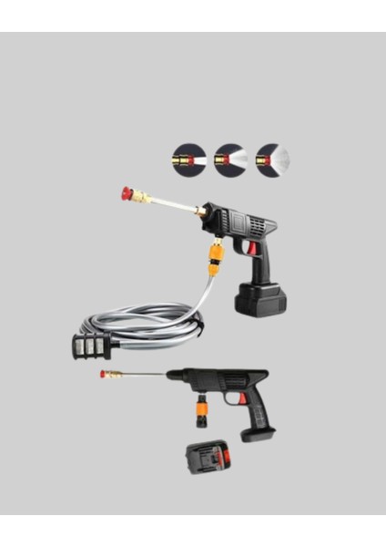 21V Akülü Basınçlı Yıkama Makinesi Çift Akülü ve Hızlı Şarj Özellikli - ?06?19E9-5G000 fiyatları