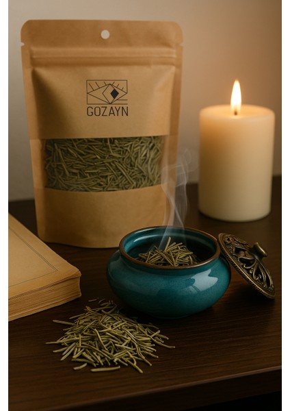 Doğal Biberiye Kurutulmuş Bitki Tütsü – 25 gr Canlandırıcı, Arındırıcı ve Odak Artırıcı Bitki fırsatları