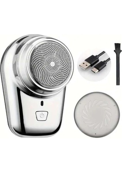 Mini Shaver Sıfır Sakal Taşınabilir Şarjlı Tıraş Makinesi Ipx6 Korumalı (5047)