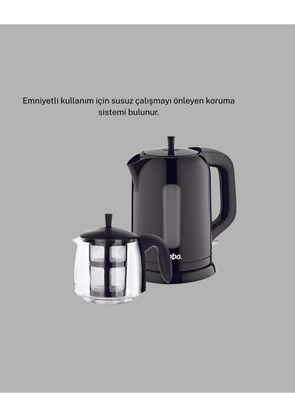 Çaycı Cam Demlikli 1800W Güçlü ve Sıcak Tutmalı Elektrikli Çay Makinesi - ?27?59E9-0G6027 modelleri