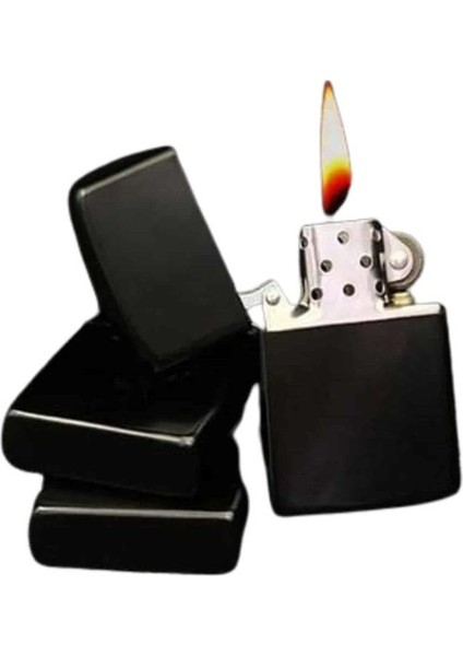 Doldurulabilir Siyah Benzinli Çakmak Metalik - ?99?68E5-8G3599 modelleri