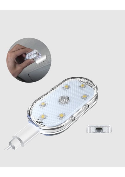 Manyetik Araba Içi Ambiyans LED Işık Seti – Kolay Montajlı ve Kablolara Gerek - F978K602-U50 fiyatları