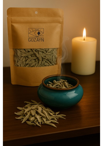 Doğal Adaçayı Kurutulmuş Yaprak Bitki Tütsü – 25 gr Arındırıcı ve Rahatlatıcı Koku fırsatları