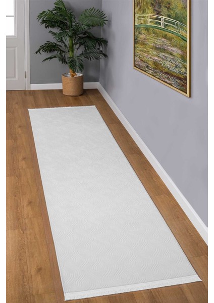 Bukle Kabartmalı Rölyef Kaymaz Tabanlı Yıkanabilir Salon,mutfak,koridor Bej Rayne Yolluk fırsatları