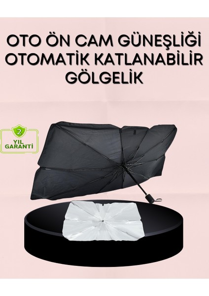 Uv Korumalı Şemsiye Tipi Oto Güneşliği - Geniş Araç Uyumu - ?39?95E8-8G2939