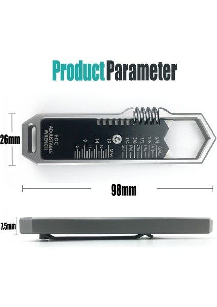 Edc Wrench Taşınabilir Çok Fonksiyonlu Taktik Katlanır Araçları Sökme Anahtarı (Yurt Dışından) fırsatları