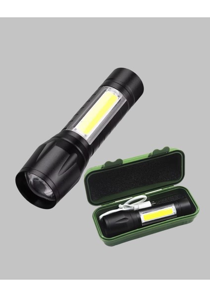 Profesyonel 4 Modlu Şarjlı El Feneri | 1300 Mah Batarya | Cree LED Teknolojisi - ?87?19E1-9G6387 fiyatları