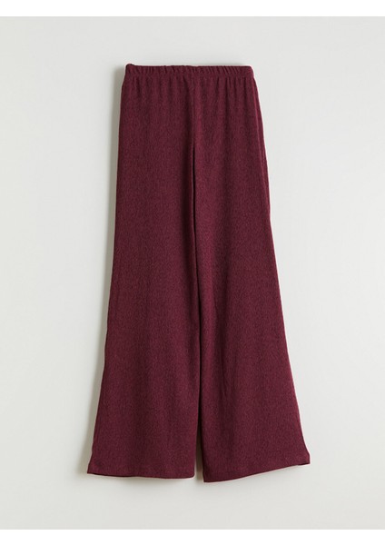 Yeni Sezon Beli Lastikli Dokulu Kadın Pantolon