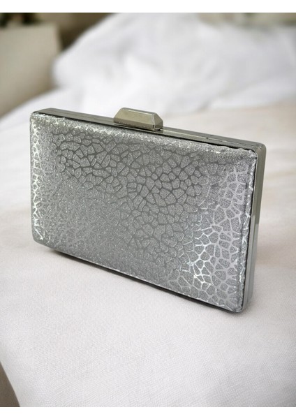 Gümüş Ithal Simli Desenli Kadın Abiye Çanta fiyatları