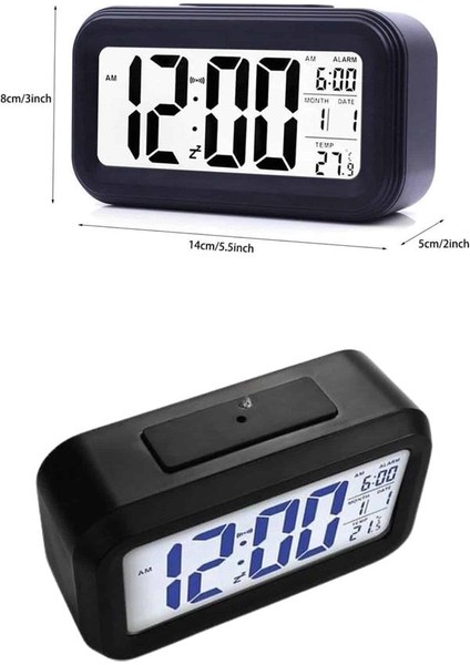 Dijital Işıklı Alarmlı Çalışma Masası Ekran Pilli Çalar Saat - ?05?36E7-9G4505 indirimleri