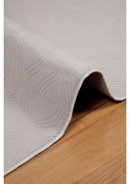 Bukle Kabartmalı Rölyef Kaymaz Tabanlı Yıkanabilir Salon,mutfak,koridor Bej Rayne Yolluk modelleri