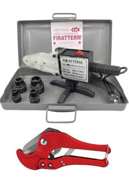 Fıratterm 2500W Pvc Pafta Plastik Boru Tesisat Kaynak Makinesi (5264)