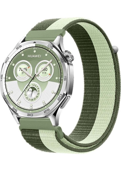 Huawei Watch Gt5 Gt4 Gt3 Gt2 GT2E/GT5 Pro Gt3 Pro Gt2 Pro 46MM) Spor Cırtlı Tekstil Kordon 22MM Loop
